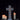 Meaningless Life Cross Tombstone Figurine - Midnight Gothic Decor