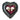 Dark Heart Skull Wall Decor - Midnight Gothic Decor