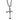 Immortal Bone Cross Necklace - Midnight Gothic Decor